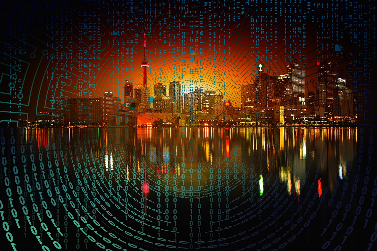 binary code, digitization, city-6399679.jpg